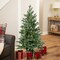 Northlight Real Touch ™ Blue Spruce Artificial Potted Christmas Tree - 4' - Clear Lights